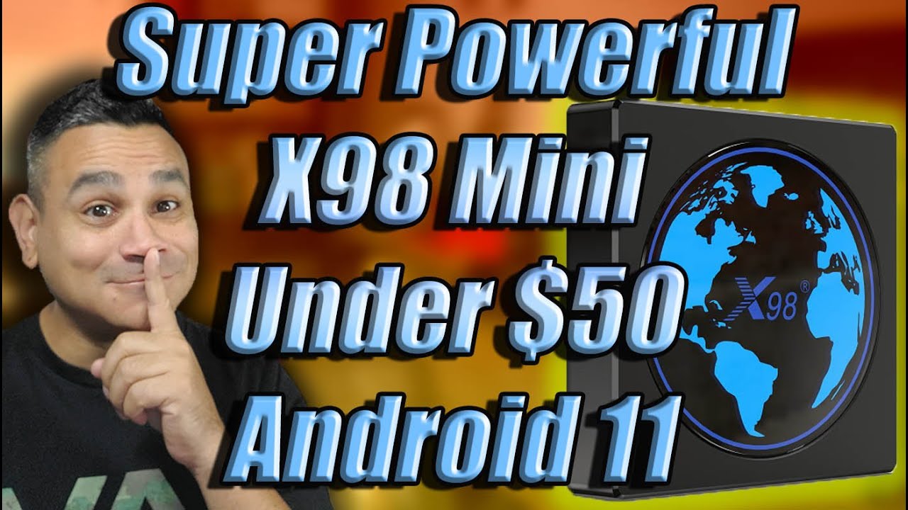 x98 Mini TV Box 4K Android TV Works SUPER POWERFUL