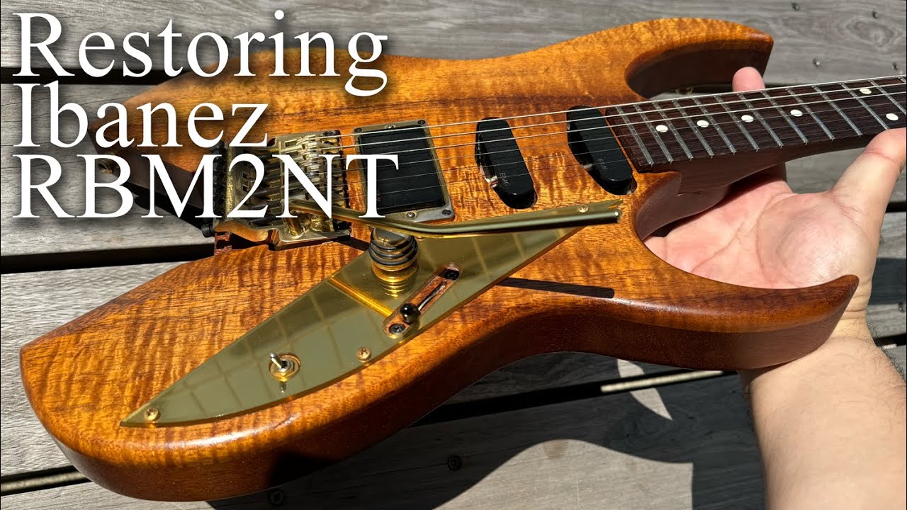 Реставрация культовой модели Ibanez RBM2NT Voyager Reb Beach