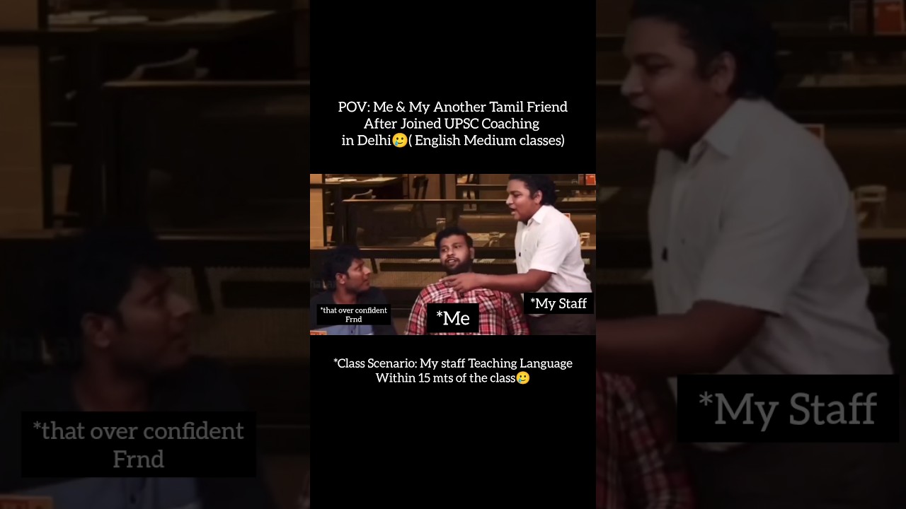 After Joining UPSC Coaching classes in Delhi Be Like🥲 Based On True Story🥲 #upsctamilbyharini #upsc