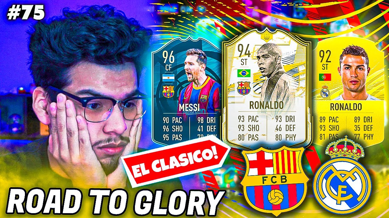 EL CLASICO SQUAD BUILDER + 4312 CUSTOM TACTICS/INSTRUCTIONS! - #FIFA21 Road to Glory #75