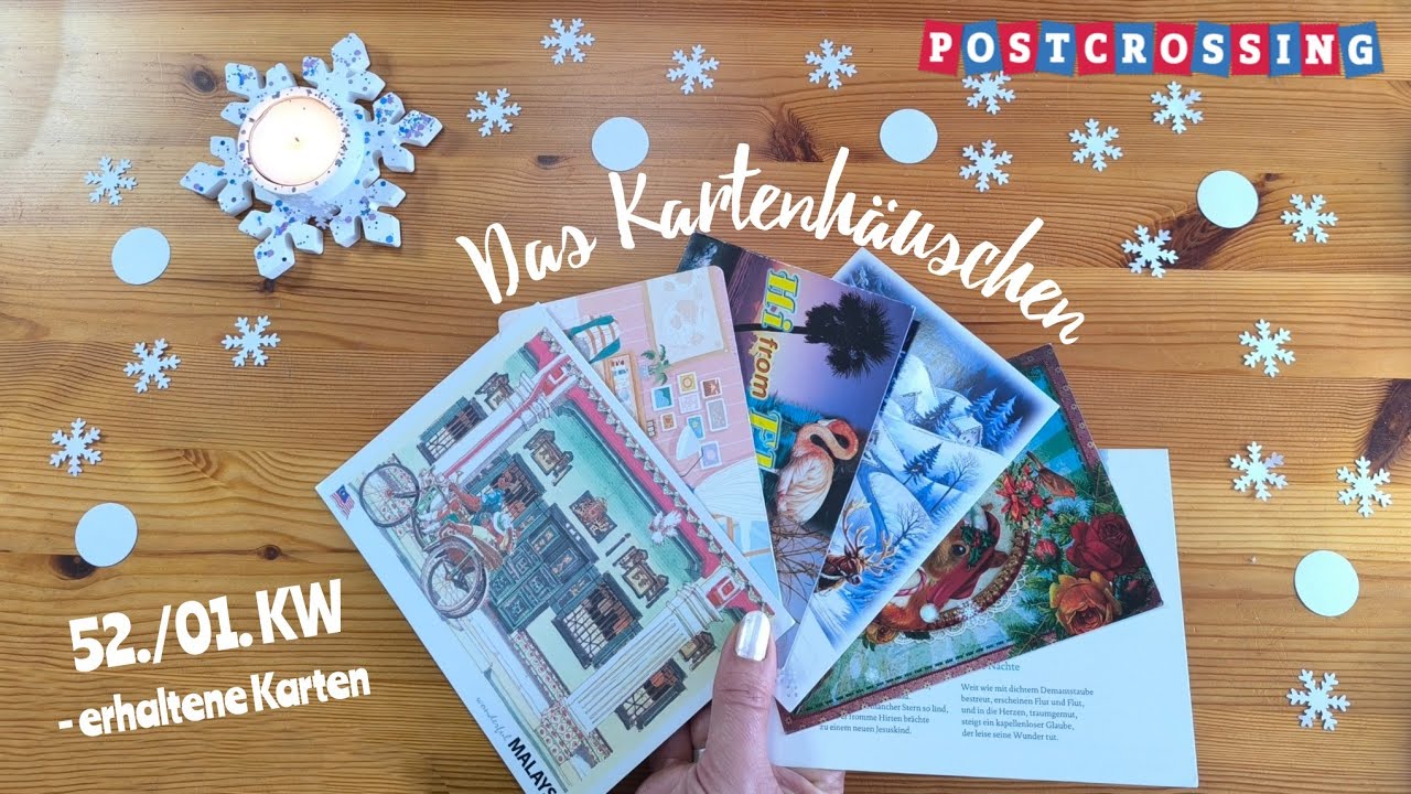 Postkarten aus der 52. und 01. Kalenderwoche