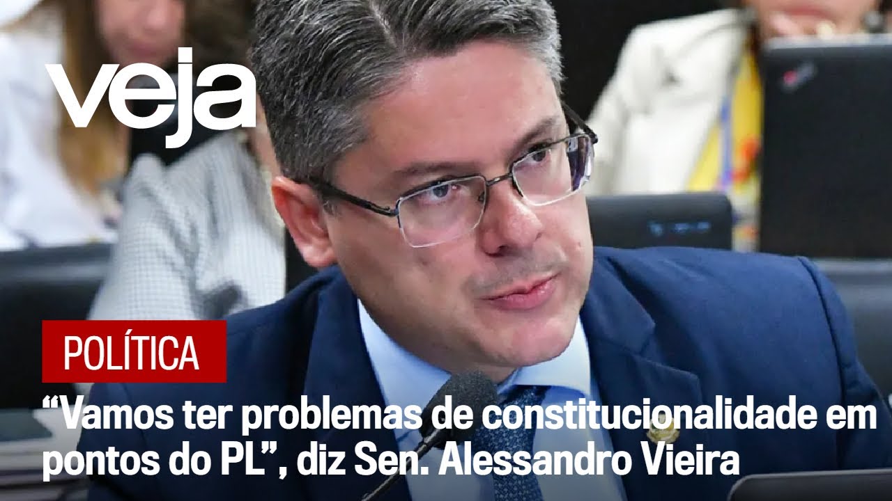 Senador Alessandro Vieira aponta risco de inconstitucionalidade em pontos do PL antifac&ccedil;&atilde;o