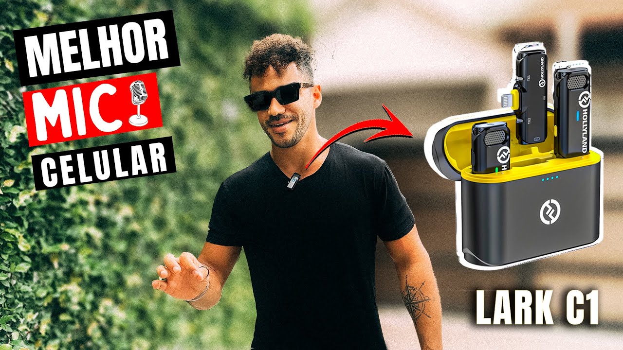 O melhor microfone sem fio para celular  - LARK C1