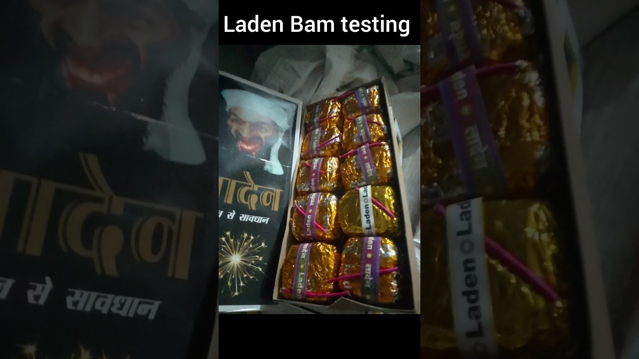 Laden Bom testing | top tiger se bhi bada😱bom #shorts #youtubeshorts #fireworks #diwali #song #reels
