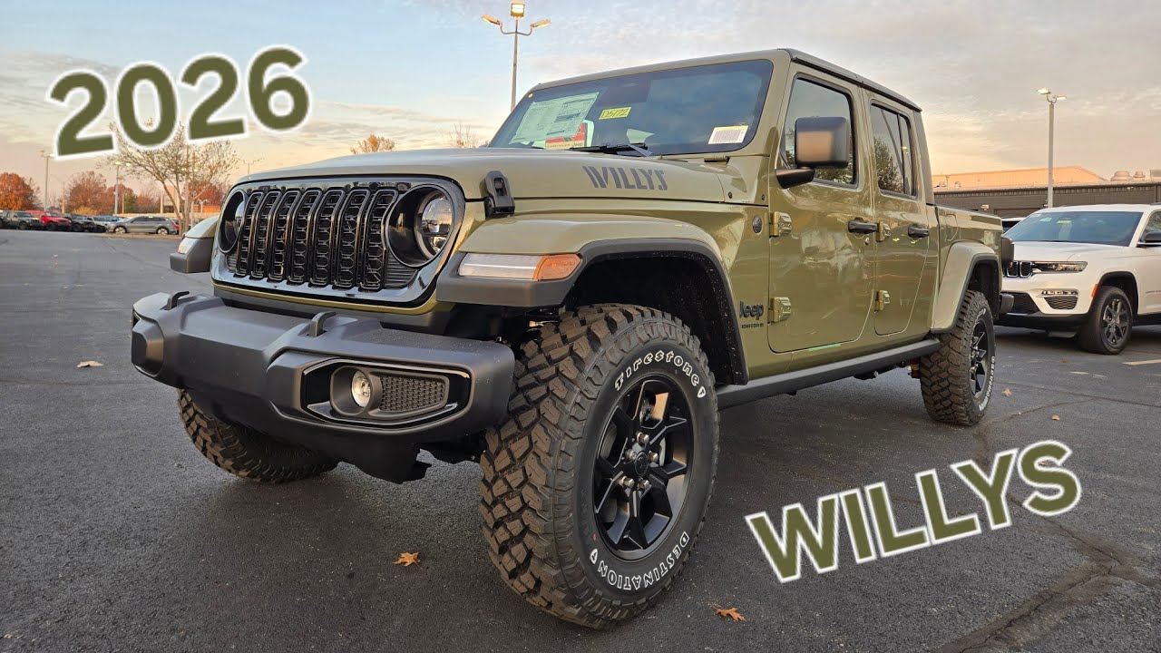 ПЕРВЫЙ ВЗГЛЯД: Jeep Gladiator WILLYS 2026 года выпуска
