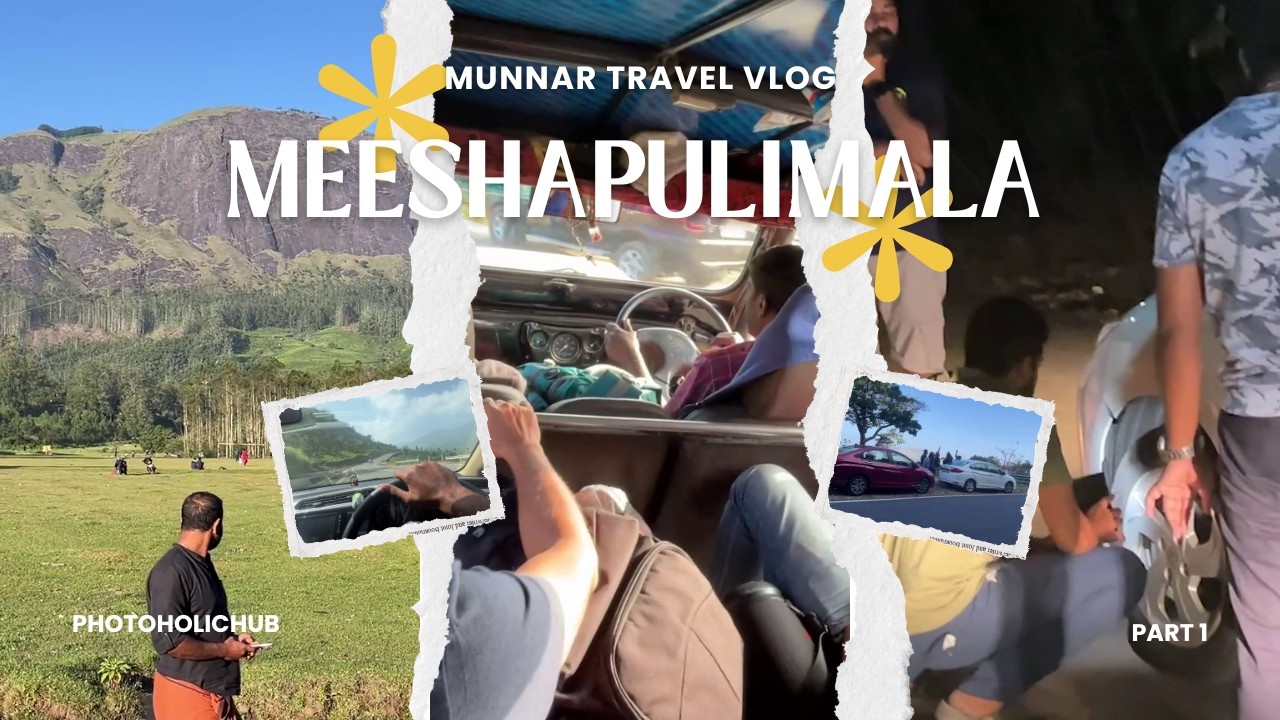 The Road to Meeshapulimala 😍 | Part 1 Journey | Munnar Trip Malayalam