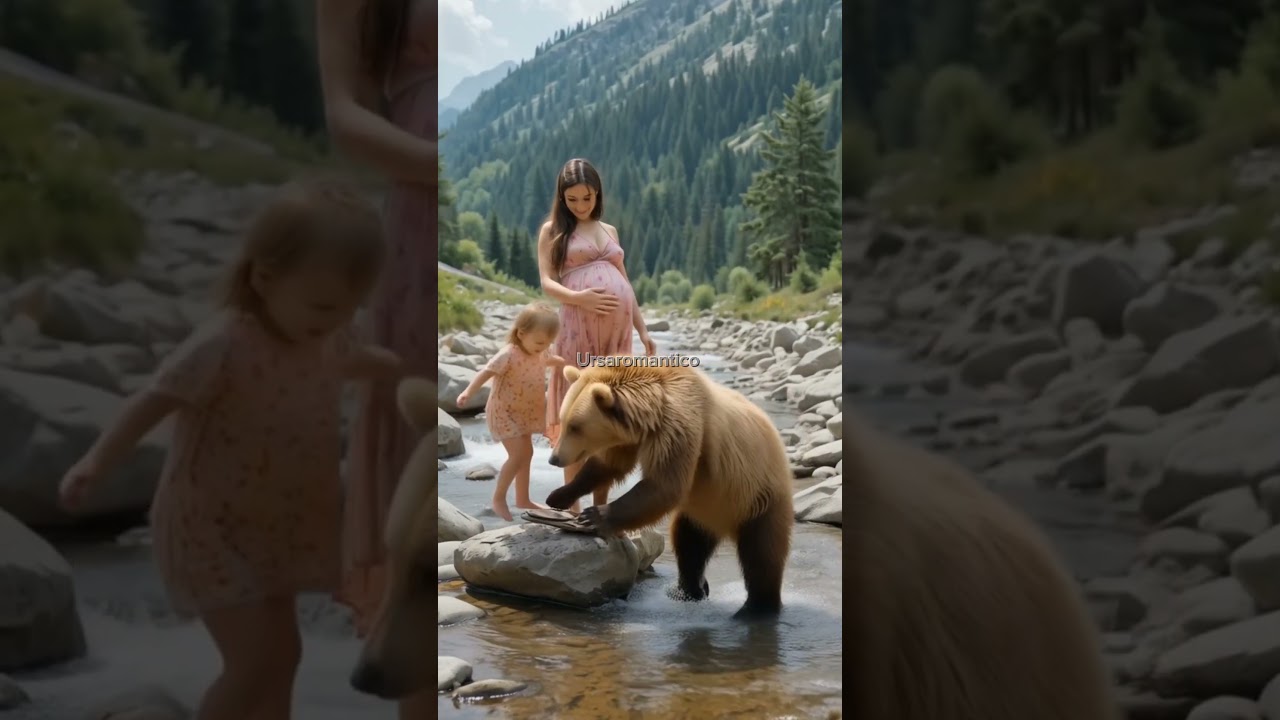 Playful Moments in Bulgaria&rsquo;s Rila Mountains!🐻🤰👶