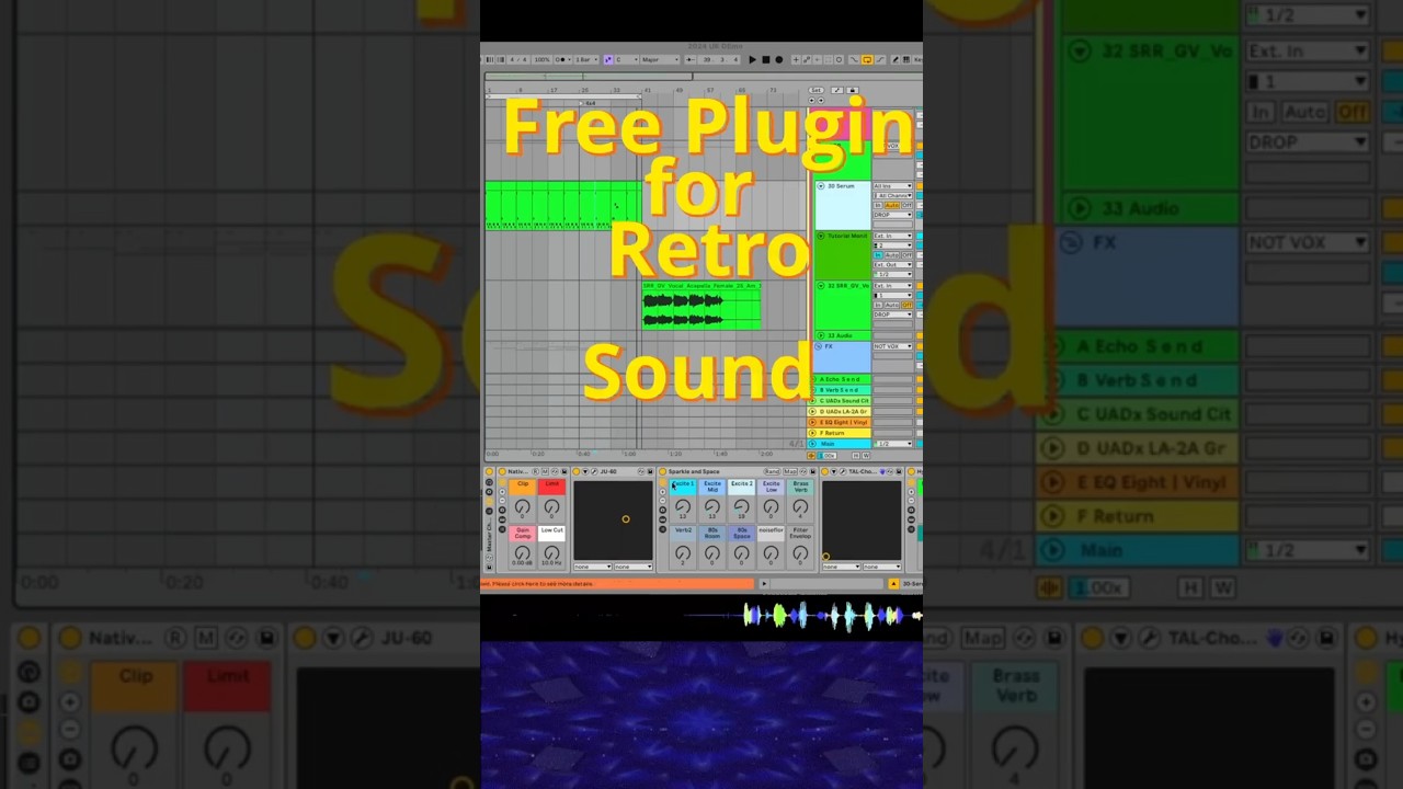Free Plugin Hack for Instant Retro Speed Garage Sound (How to Make) [140BPM]