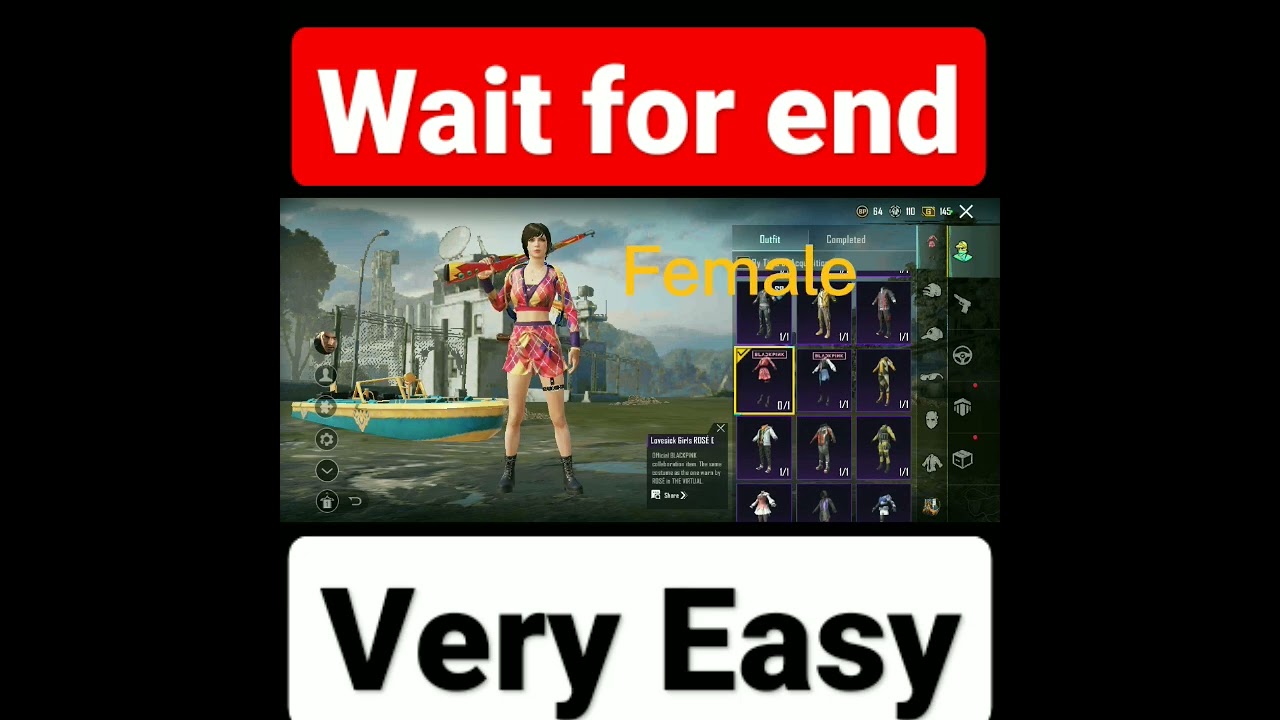 #pubg #how to change character into female #pubg shorts#youtube video #