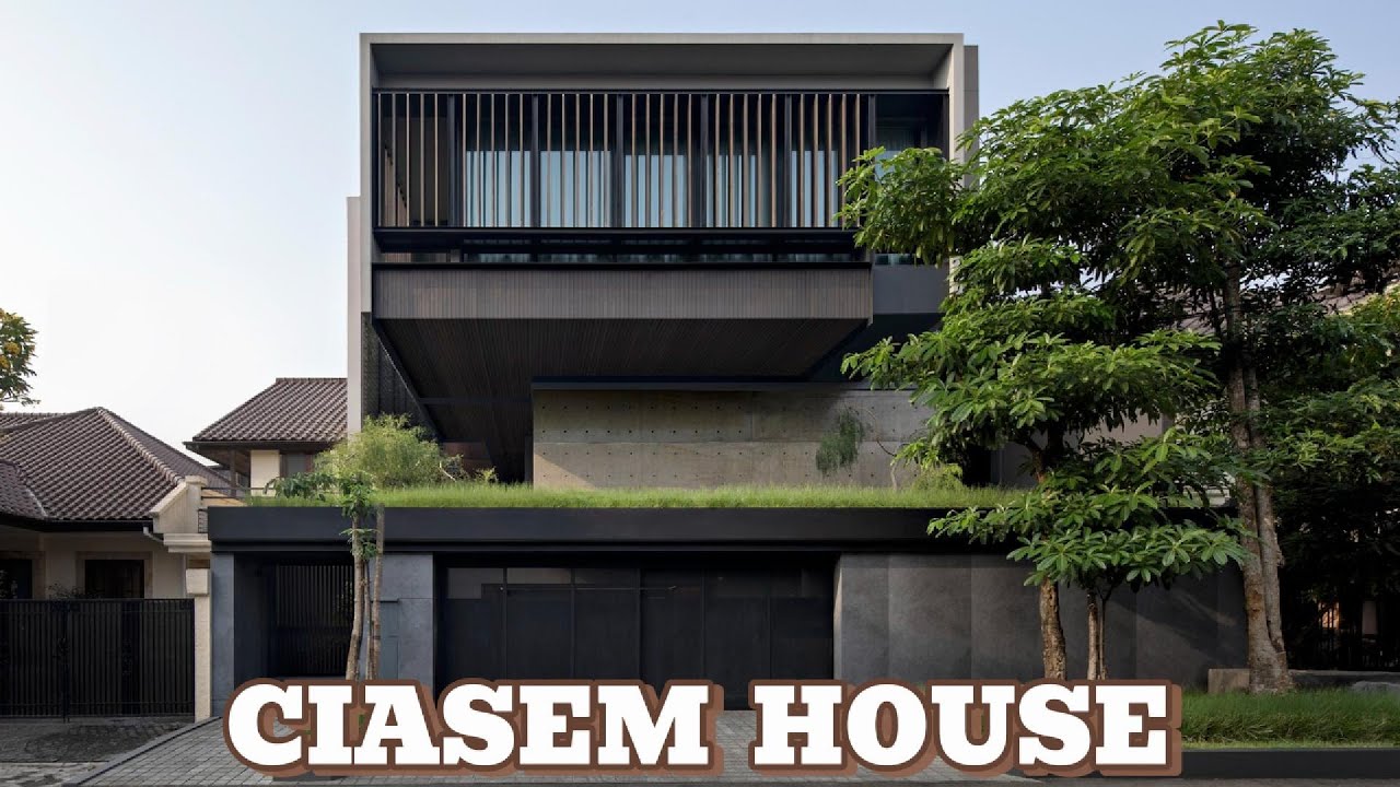 CIASEM HOUSE | Tropical House with Abundant Green Spaces and Luxurious Design in Indonesia