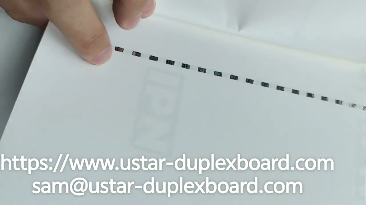 anti-faking security line paper,positioning watermark anti- counterfeiting paper for package