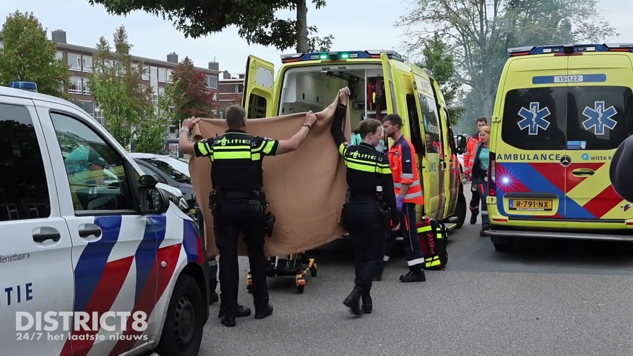 Meerdere gewonden bij brand op boot Veenendaalkade Den Haag