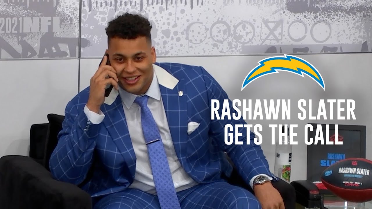 Rashawn Slater Gets the Draft Call | LA Chargers