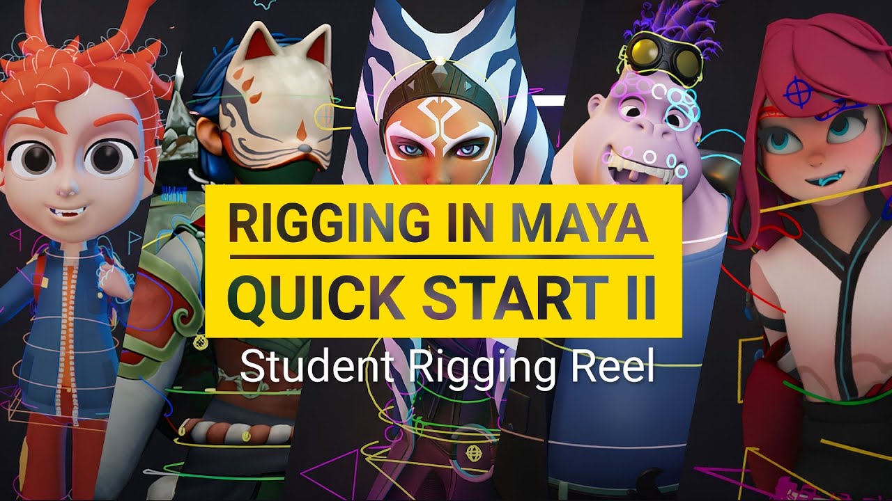 Rigging in Maya | Quick Start Student Rigging Demoreel 2025
