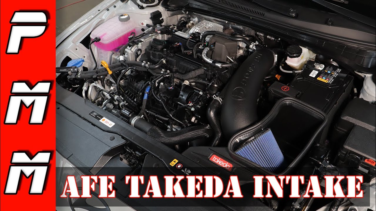 Elantra N turbo inlet upgrade + AFE Takeda Intake