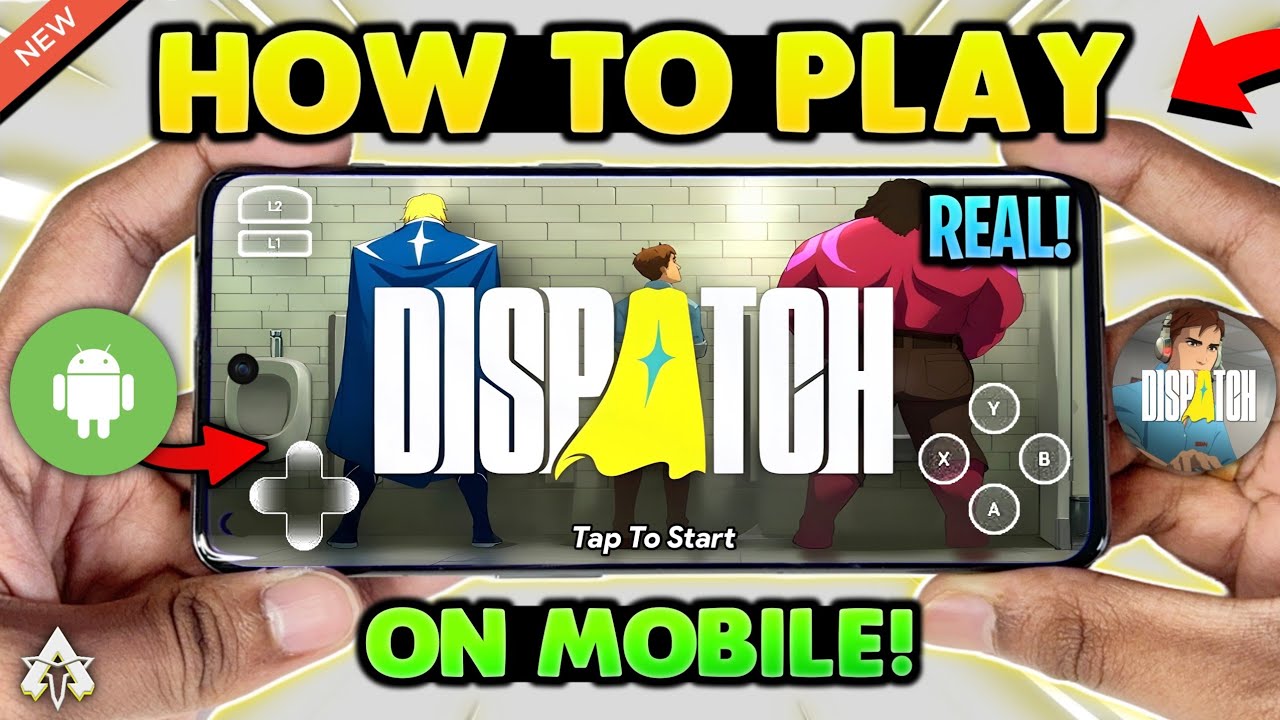 🔥 Как играть в Dispatch на мобильном телефоне! (Эмулятор GameHub) Реальный геймплей Dispatch для ...