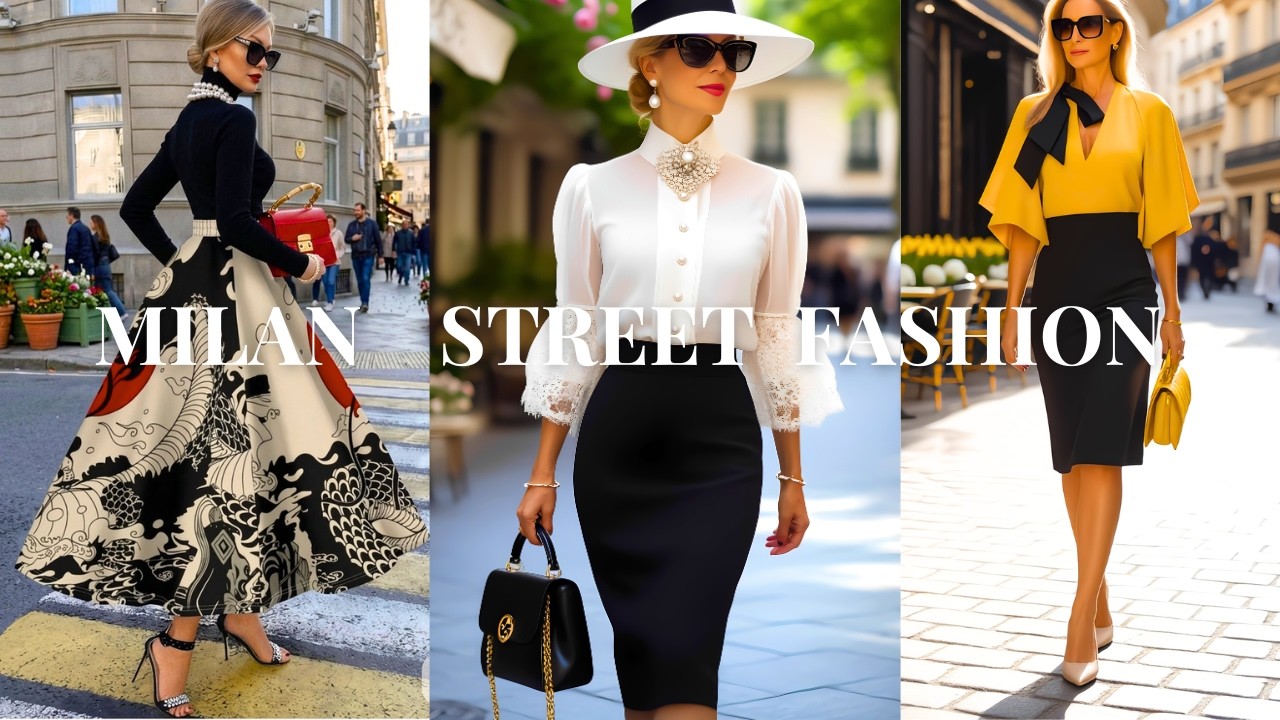 Milan Street Fashion 2026 🇮🇹 Luxury Italian Dresses, Elegant Street Style & Chic Fashion Looks