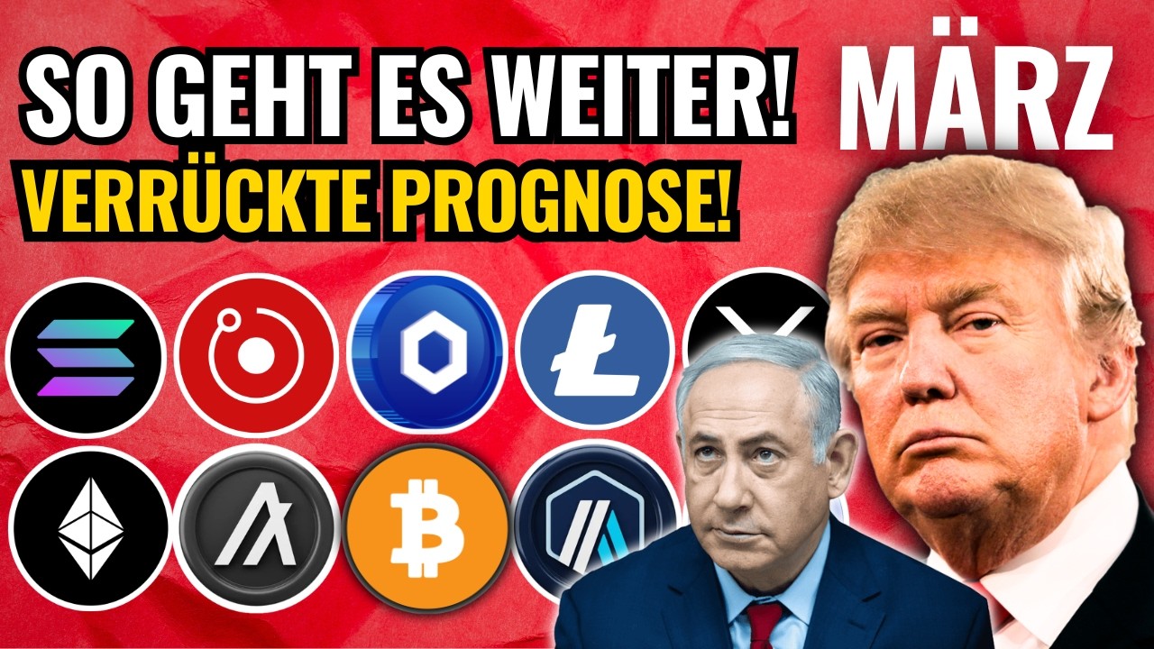 Krypto Prognose f&uuml;r M&auml;rz - Das wird dich &uuml;berraschen!