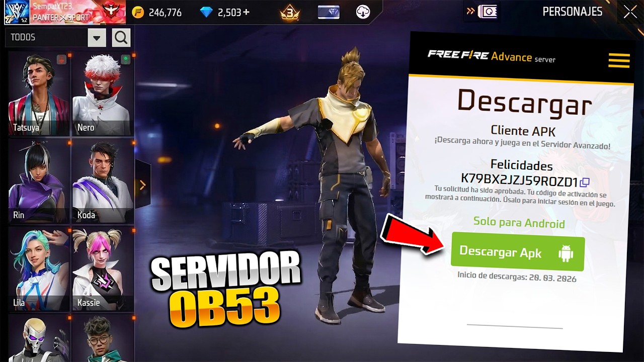 🌟RAPIDO NUEVO SERVIDOR AVANZADO OB53! COMO ENTRAR Y DESCARGAR
