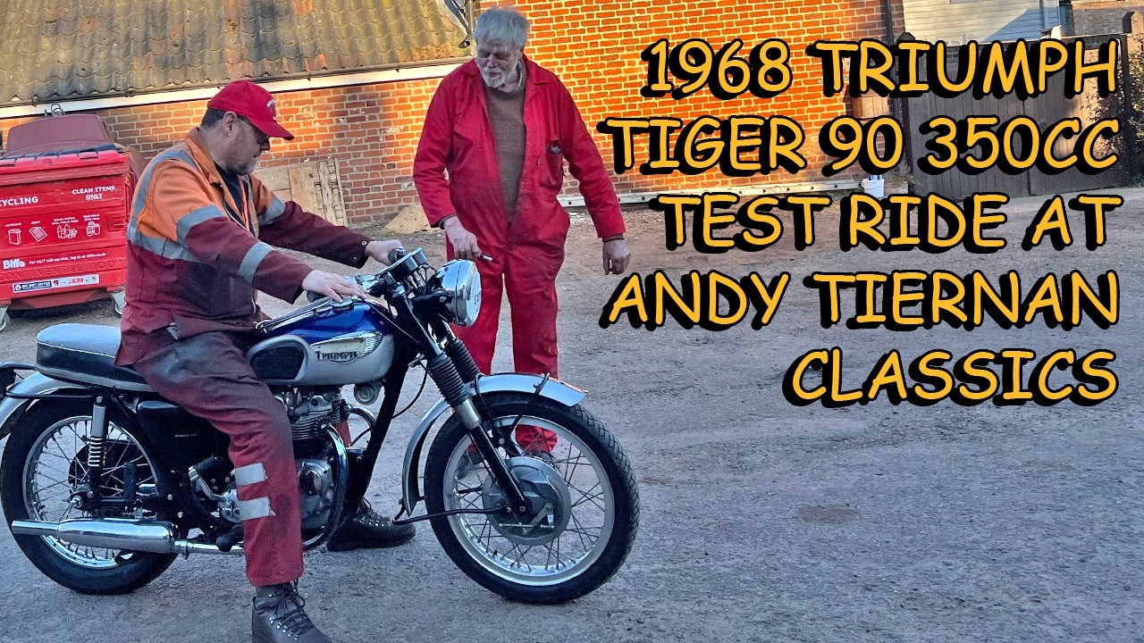 Triumph Tiger 90 350cc 1968 года выпуска в Andy Tiernan Classics #09517TRI