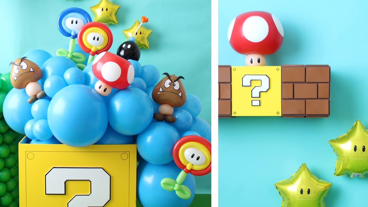 Balloon Art Tutorial: How to Make Super Mario Characters!