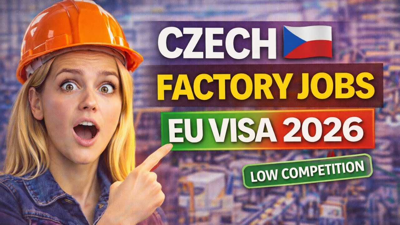 Работа на заводах в Чехии в 2026 году: руководство по получению рабочей визы в ЕС!