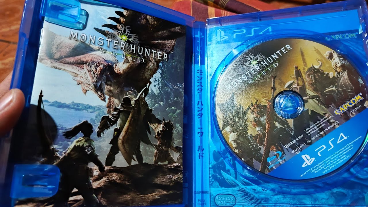 Unboxing Bd Playstation 4 Monsters Hunter World
