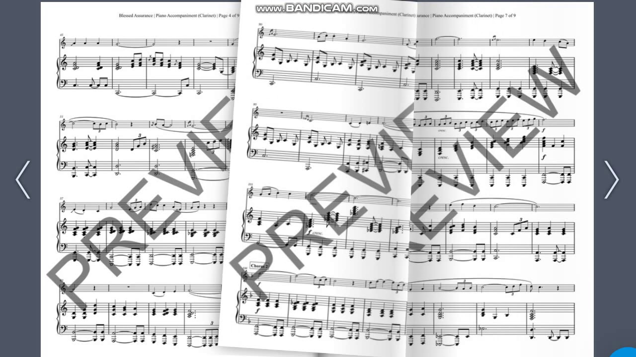 Blessed Assurance (Clarinet Solo) [Sheet Music]
