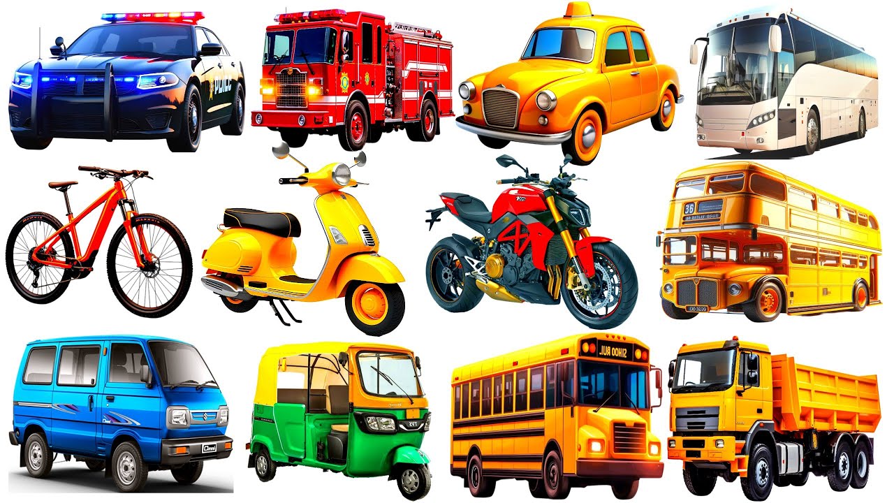 Vehicles name | বিভিন্ন যানবাহনের নাম | vehicles name Bengali to English |Learn transport name |