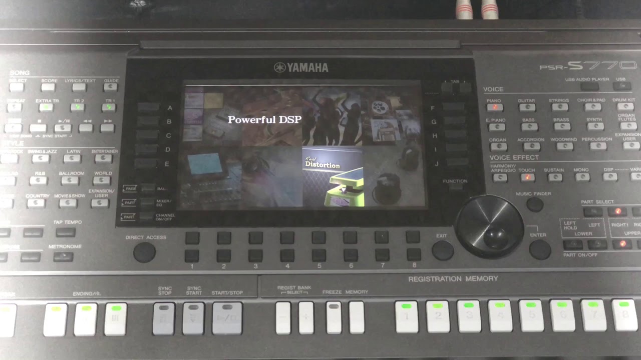 PTM DEMO YAMAHA PSR-S770 OVERVIEW