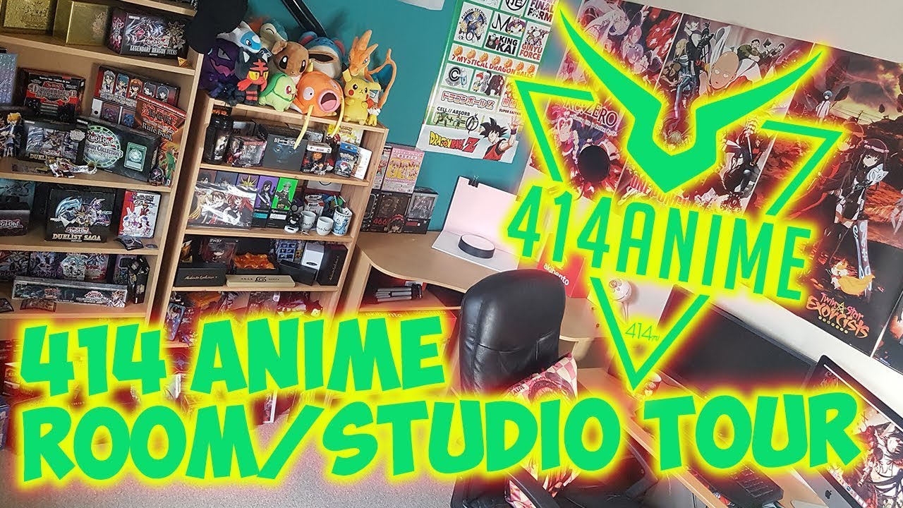 Anime Room/Studio Tour December 2017 500 SUBSCRIBER SPECIAL!!!