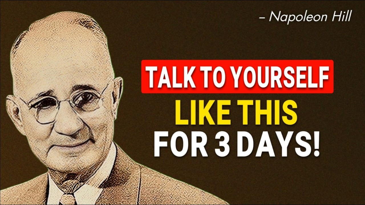 Talk to Yourself Like This for 3 Days | Napoleon Hill Motivation