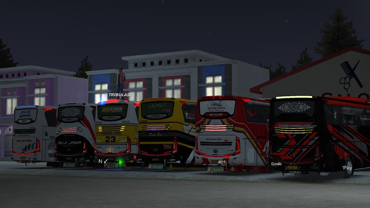 penghujung taoen 2025 || trip shd petir⚡⚡ ACEH - JAMBEEE, Bussid441🏁