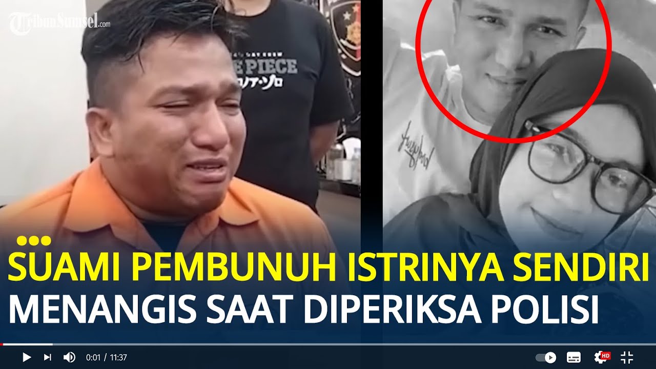 Tangis Suami Pelaku Pembunuhan Istrinya Sendiri di Asahan, Sosoknya Dikenal Warga Sering KDRT