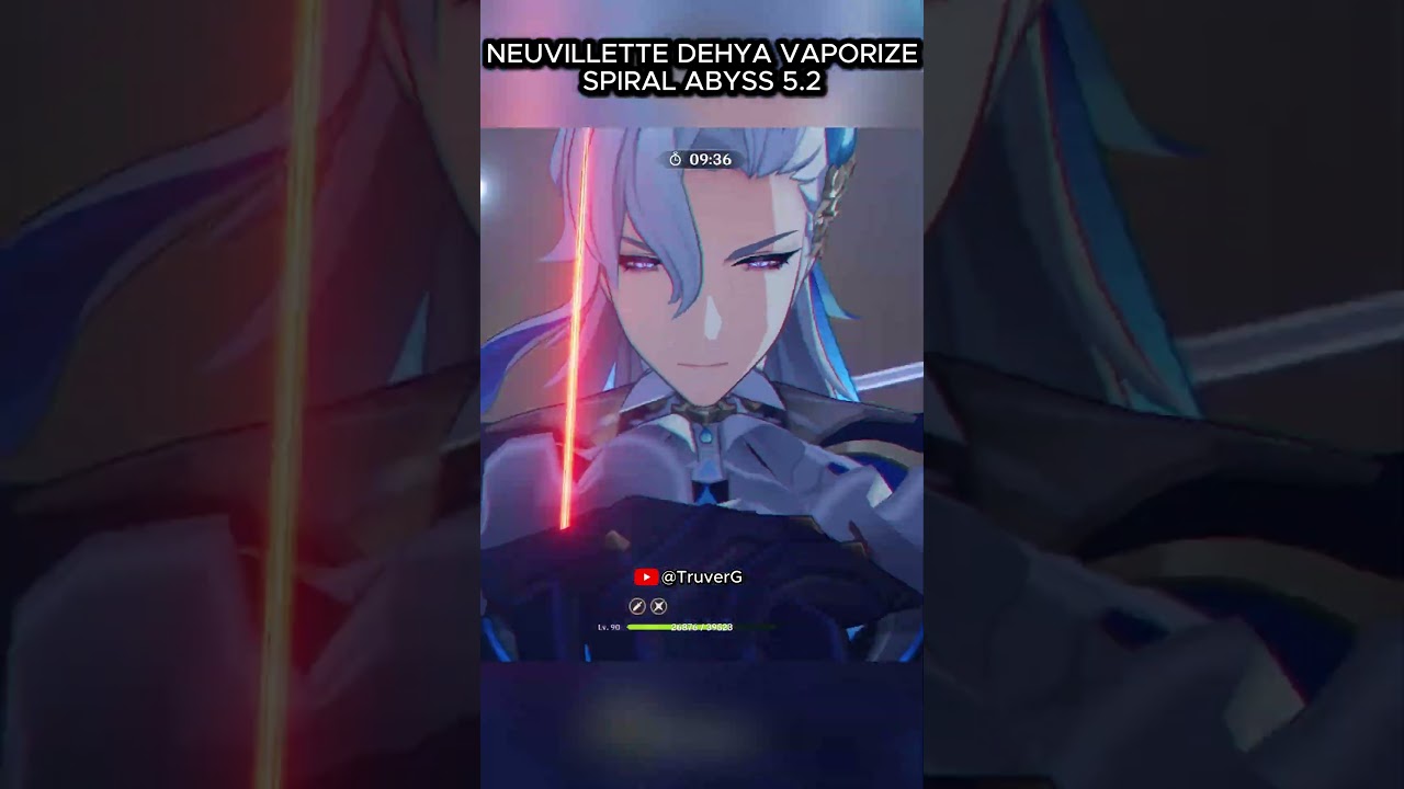 C0 Neuvillette Dehya Xilonen Kazuha Vaporize Team Spiral Abyss Showcase #xilonen #genshinimpact