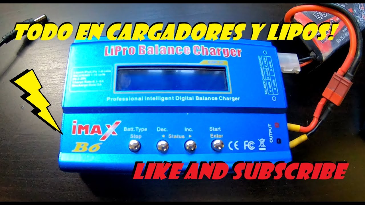 ►► TIPOS DE BATERIAS LIPO Y CARGADORES // ESPAÑOL   ◄◄