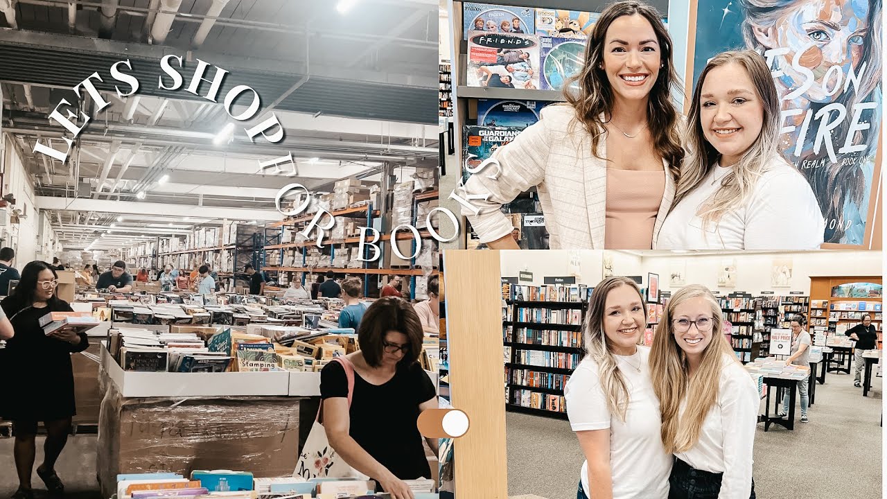 huge warehouse of books + a local author event!