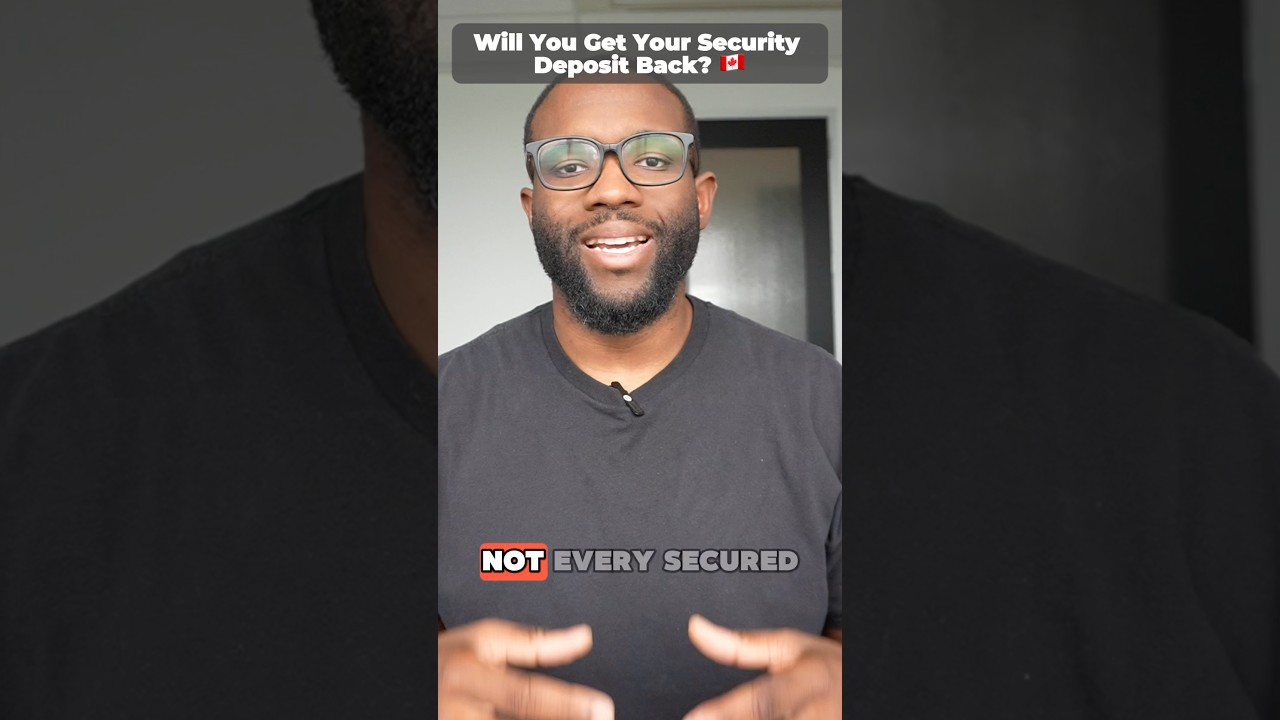 Do you get your deposit back with a secured card? #canada #credit