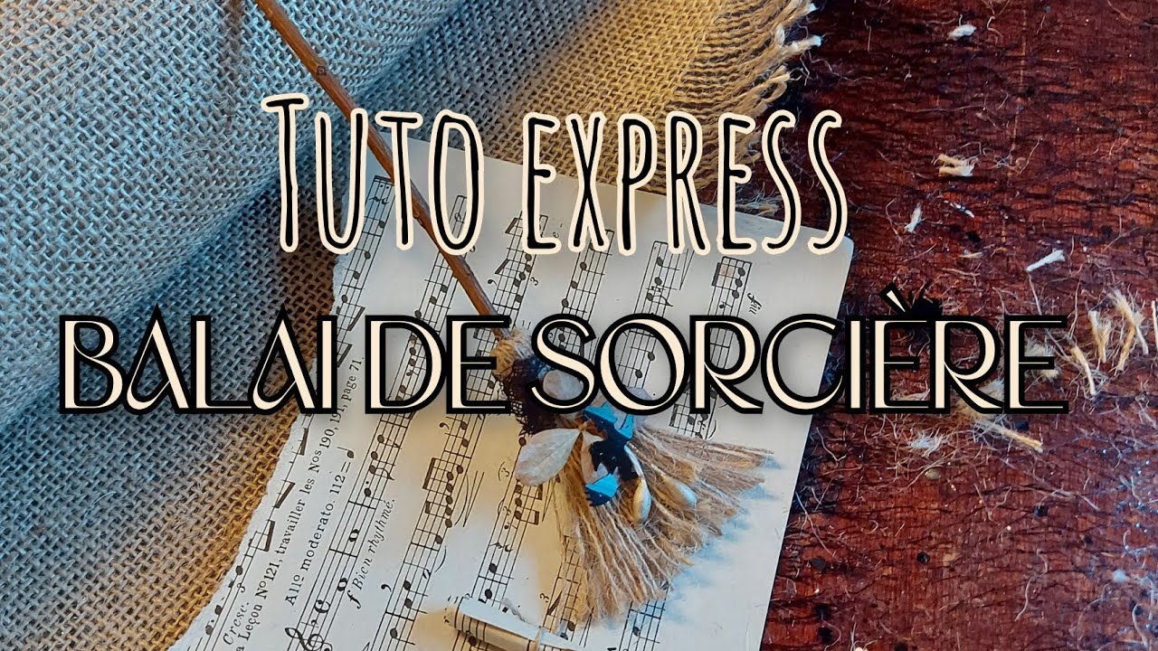 Mini balai de sorcière 🧙‍♀️