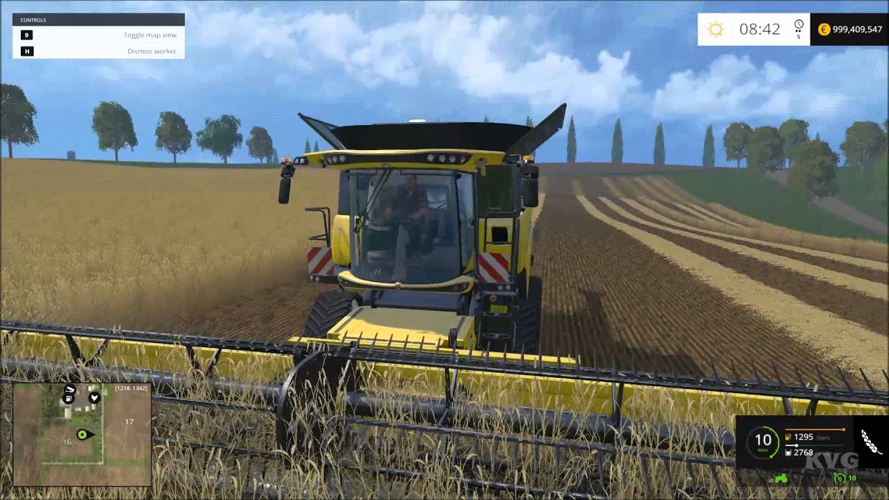 Farming Simulator 15 - New Holland CR 10.90 Harvester Gameplay (PC HD) [1080p]