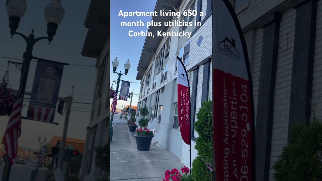 Downtown Corbin, Kentucky Apartments ￼