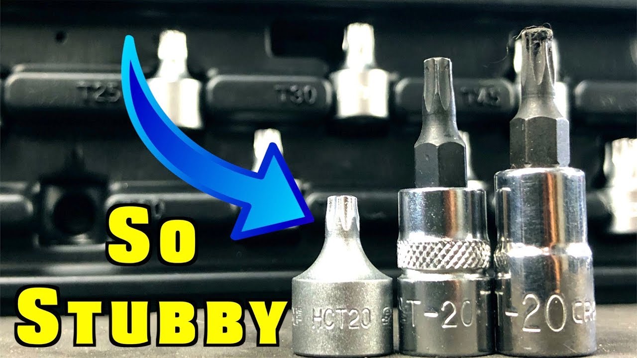Torx Socket Set ~ The Stubbiest 1/4