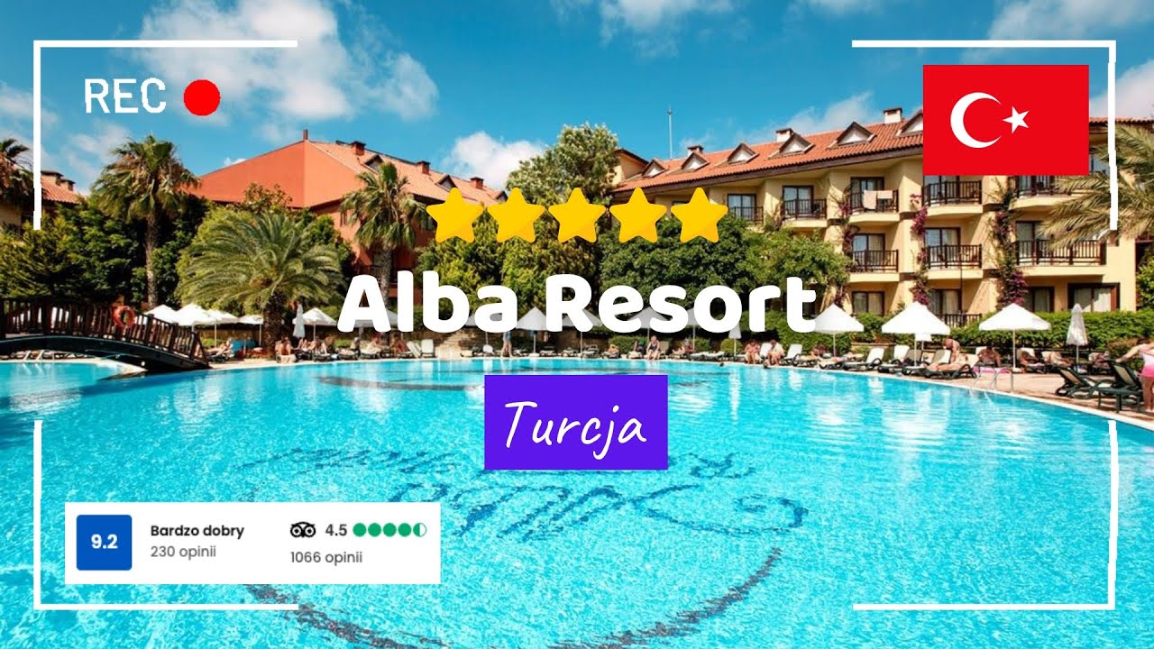🇹🇷 Alba Resort 5* &ndash; Rodzinny hotel z aquaparkiem i mini zoo 🏝️🐠 Riwiera Turecka, Turcja - Hotel Tour