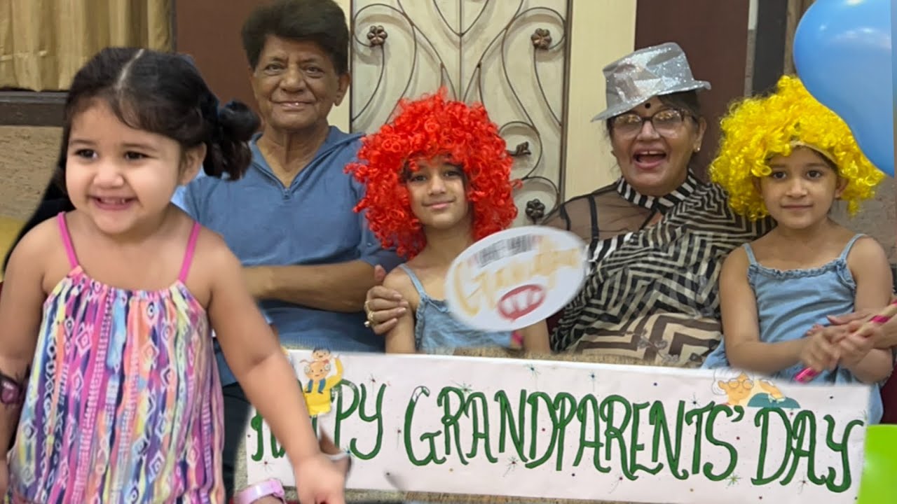 We had grand parents day on school