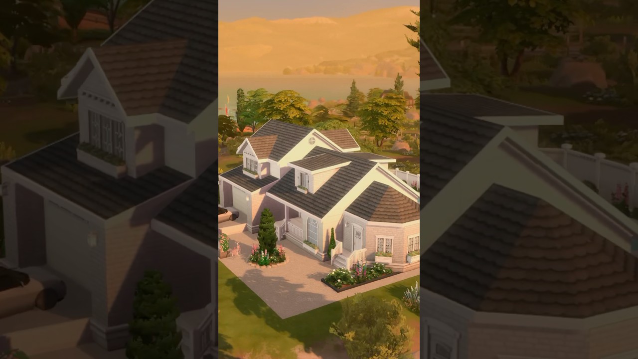 sims 4 building asmr | green dream home 🌿 #EAPartner #sims4asmr #simsasmr