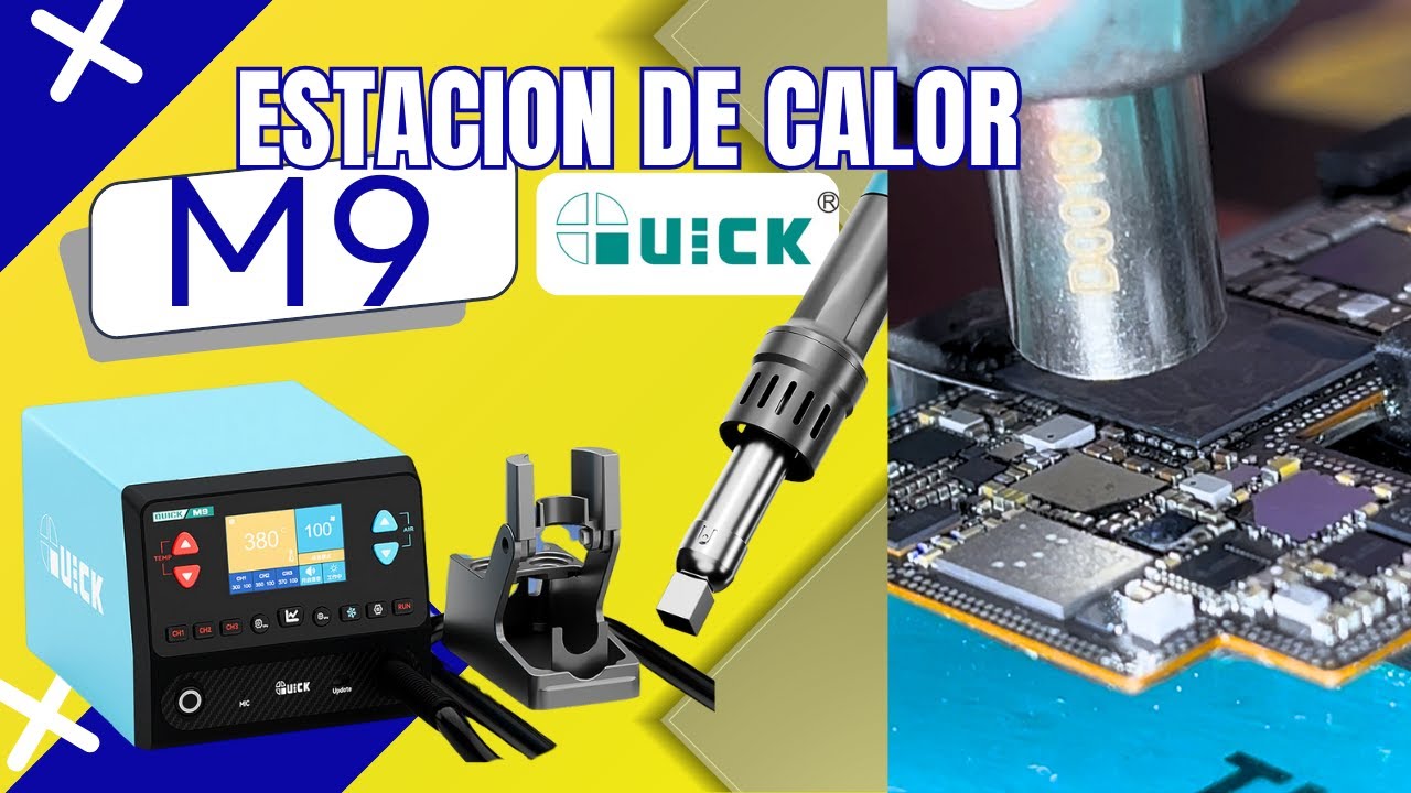 Estación de Calor QUICK M9 🔥 Prueba y Review | ¿Vale la pena? #reparacioncelulares