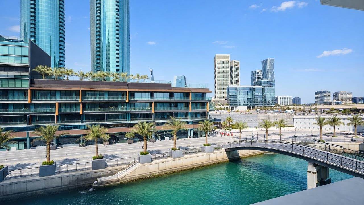 Beautiful 2 Bedroom Apartment | Canal View | City Skyline | Bahrain Harbour