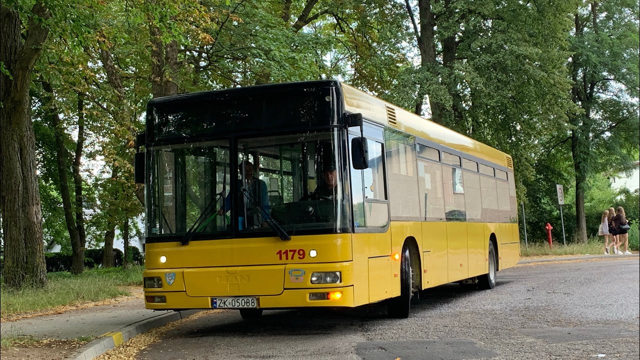 [*] ♪ ZF ♪ MAN NL223 #1179 - MZK Koszalin 🚌 linia 2