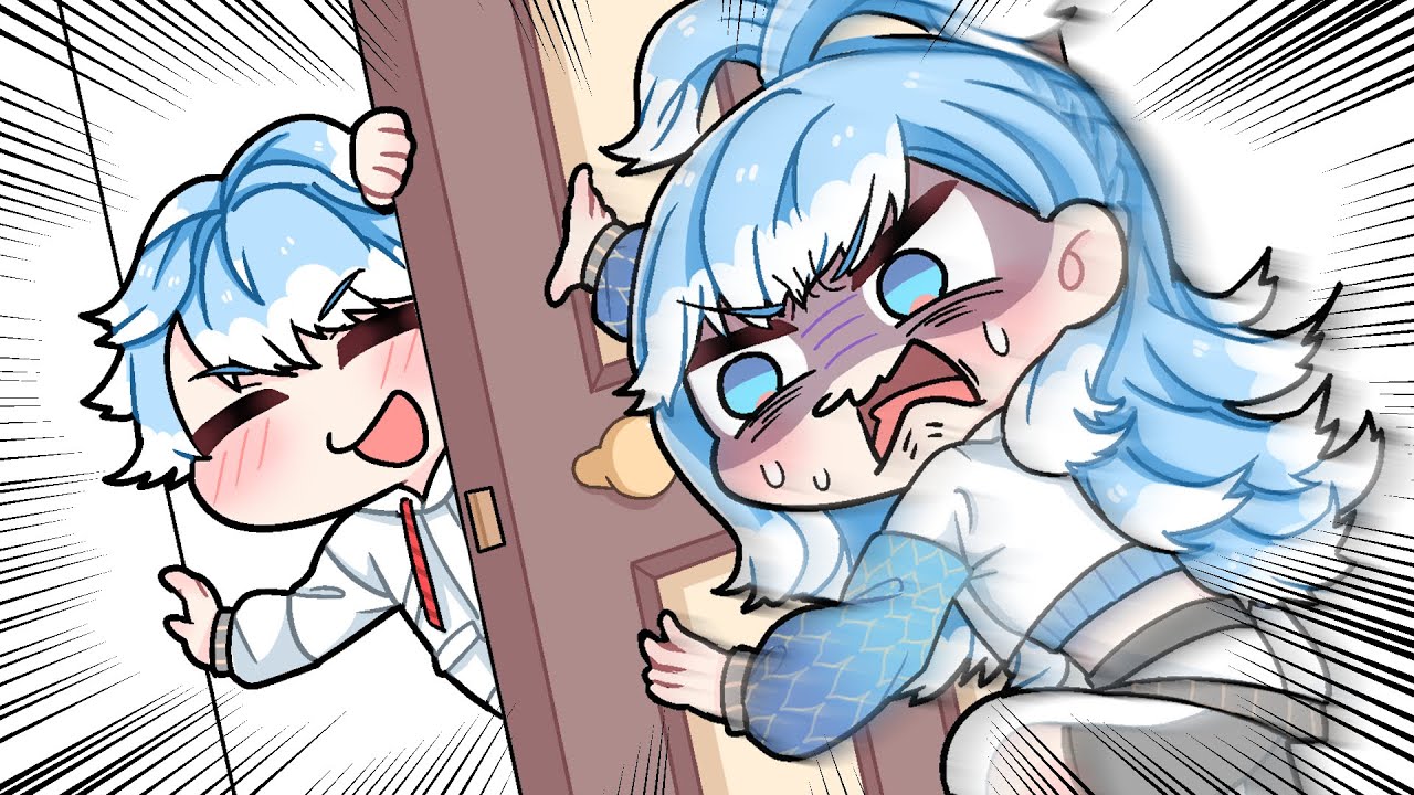 Streaming Kobo VS Needy Kobo's Brother【Komainu/clip/hololive】