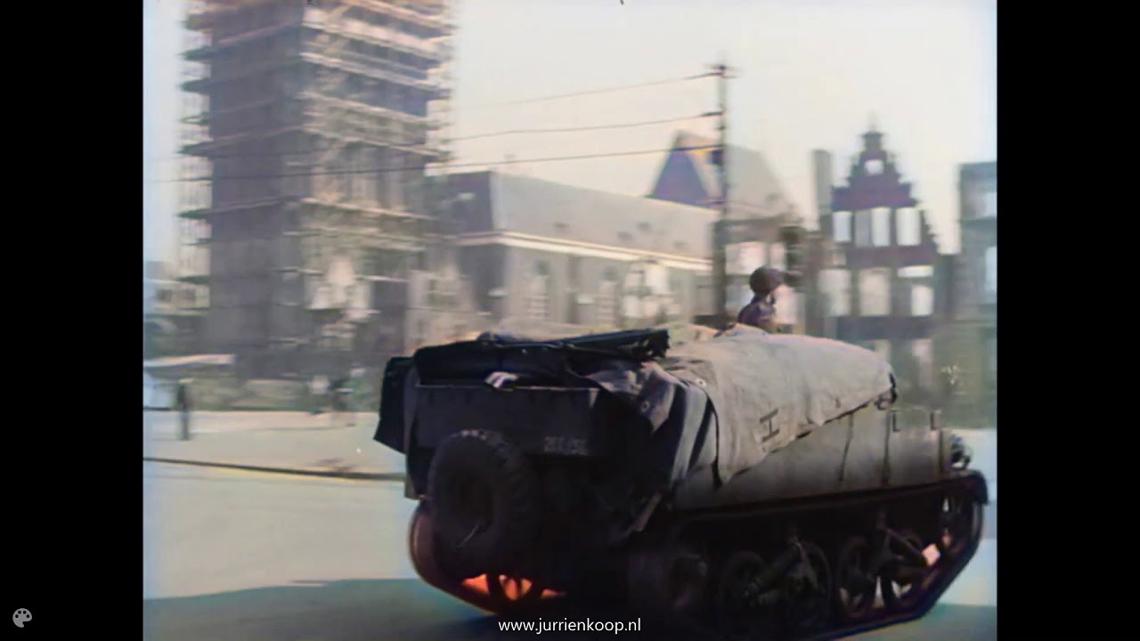 Colorized | Bevrijding van Groningen | Deel 1 | 1945